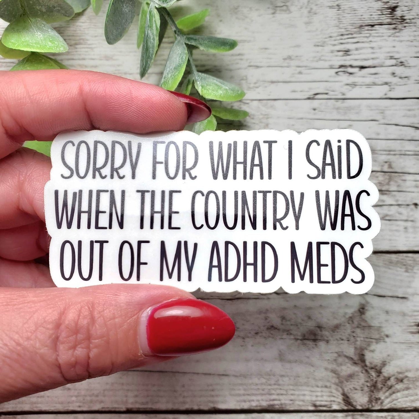 ADHD Sticker Pack - Funny & Relatable ADHD Problems for Laptops, Journals, ADHD Meds - Perfect Gift