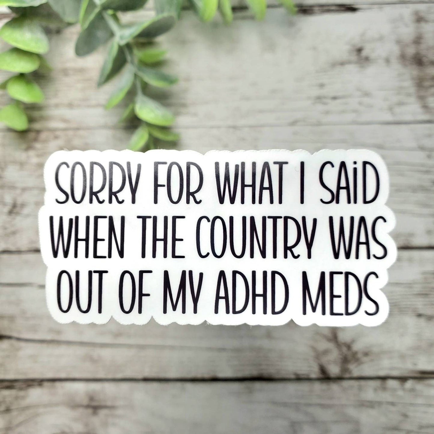 ADHD Sticker Pack - Funny & Relatable ADHD Problems for Laptops, Journals, ADHD Meds - Perfect Gift
