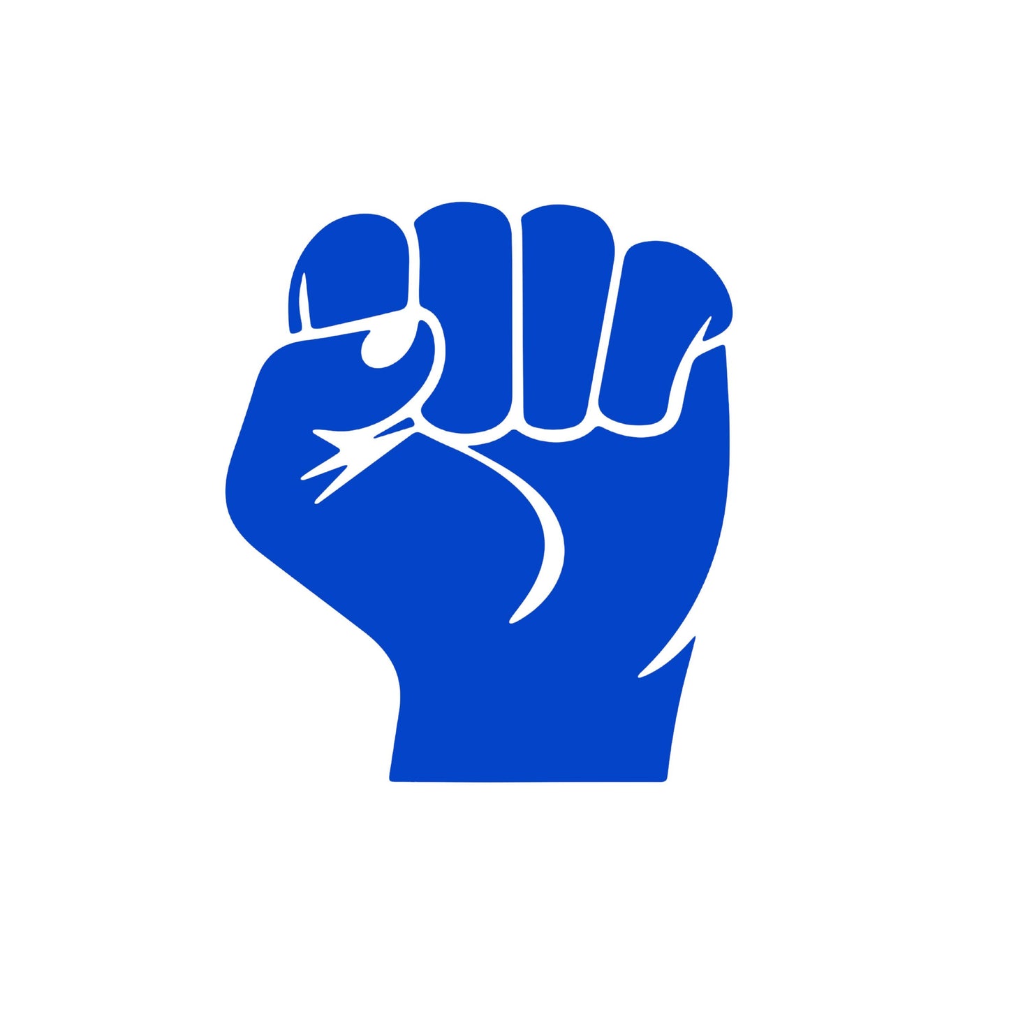 Anti-Trump | Blue Fist Protest Decal | Resistance Symbol | Anti-Fascist | Stand Against Oppression | Activist Window Decal