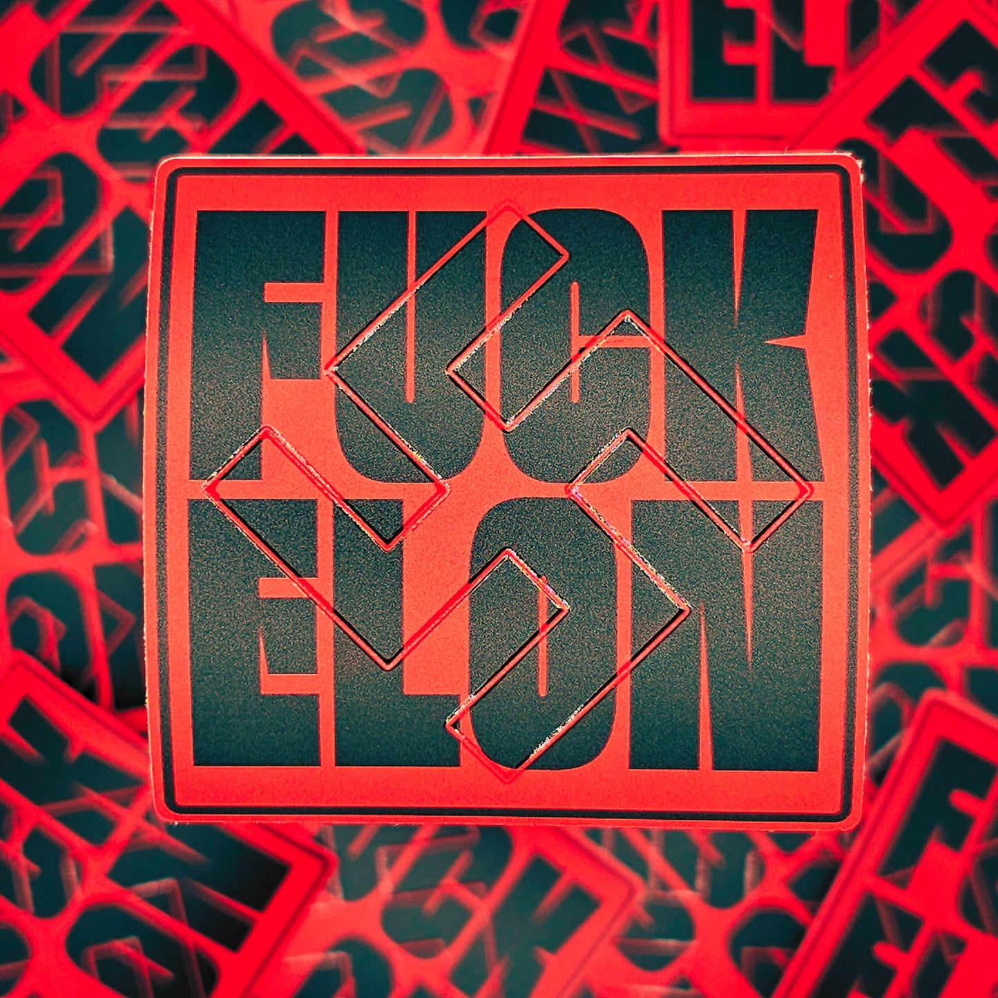 FUCK ELON Sticker | Deport Elon | Stop Musk | Anti-Trump | Anti-Oligarch | Resist Fascism