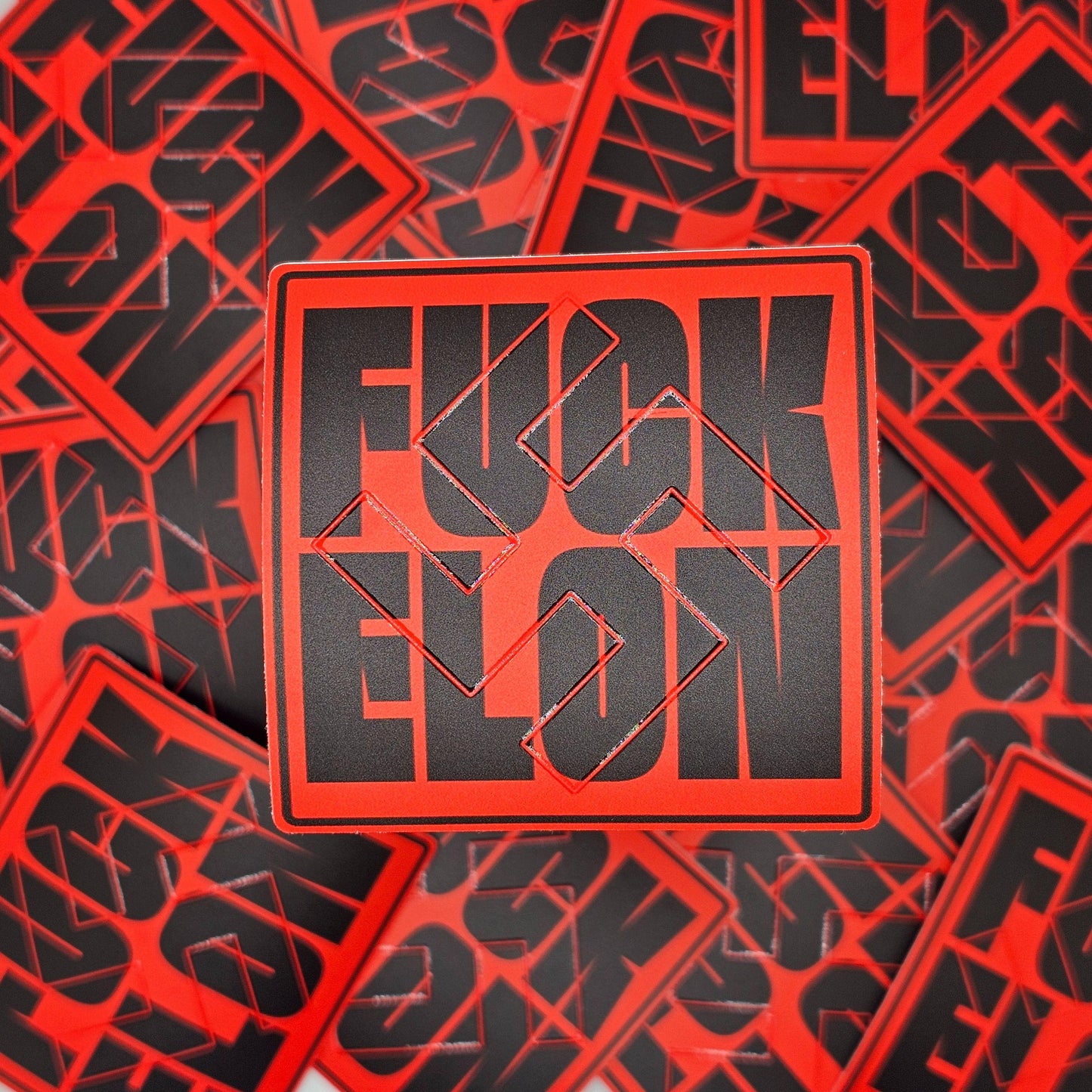 FUCK ELON Sticker | Deport Elon | Stop Musk | Anti-Trump | Anti-Oligarch | Resist Fascism