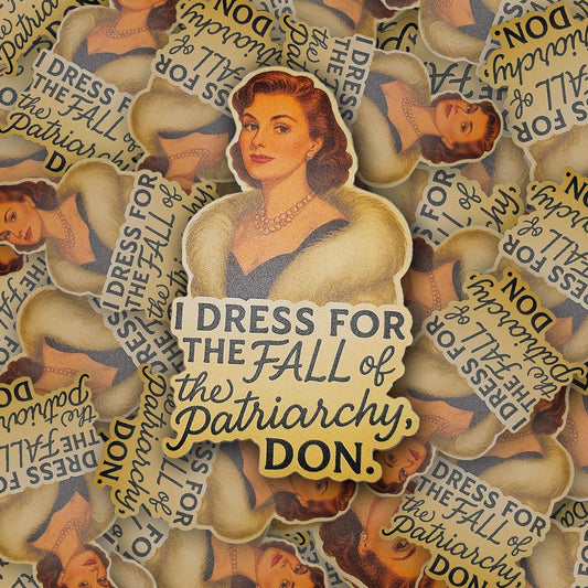 Fuck The Patriarchy | Feminist Vinyl Sticker | Smash The Patriarchy | Fall of the Patriarchy | Political Vinyl Decal